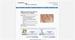 Desktop Screenshot of contenta-sidconverter.com
